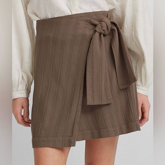 Club Monaco Green Mairead A Line Skirt Size 4 - Picture 11 of 12